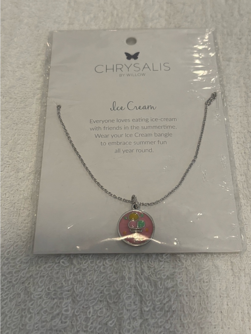 New Chrysalis by Willow Ice Cream Necklace
